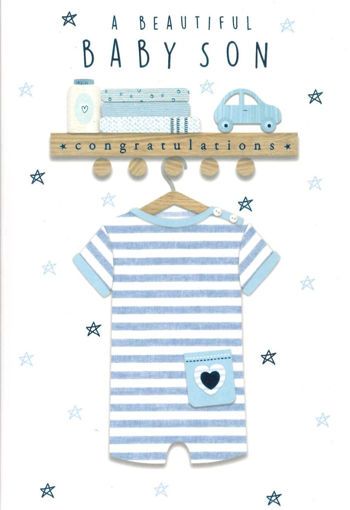 Picture of BEAUTIFUL BABY SON CARD